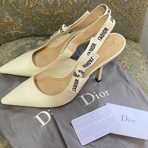 Christian Dior Ribbon J Adior Slingback Pump